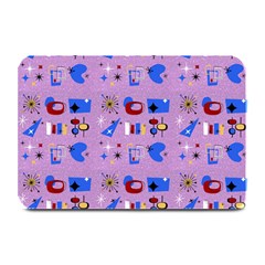 Pink 50s Pattern Plate Mats by NerdySparkleGoth