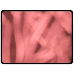 Red Flames Abstract No2 Fleece Blanket (large)  by DimitriosArt