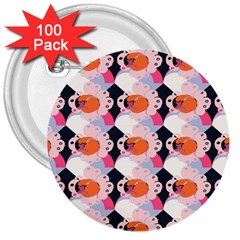 Digi Anim 3  Buttons (100 Pack)  by Sparkle