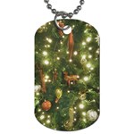 Christmas Tree Decoration Photo Dog Tag (Two Sides) Back