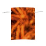 Red Abstract Stars Lightweight Drawstring Pouch (M) Front