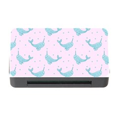 Narwales Stars  Pattern Pink Memory Card Reader With Cf by Littlebird