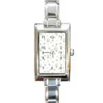 Magic Pattern  Rectangle Italian Charm Watch Front