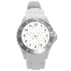 Magic Pattern  Round Plastic Sport Watch (l) by Littlebird