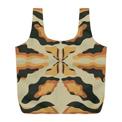 Abstract Pattern Geometric Backgrounds  Abstract Geometric  Full Print Recycle Bag (l) by Eskimos