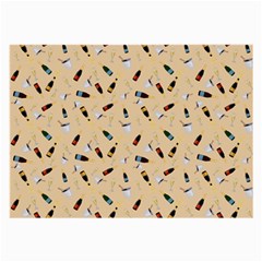 Festive Champagne Large Glasses Cloth by SychEva