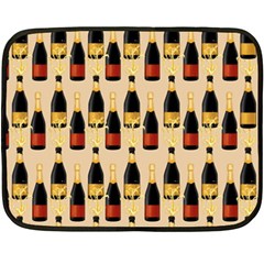 Champagne For The Holiday Fleece Blanket (mini) by SychEva