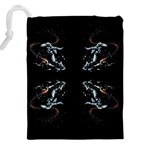 Digital Illusion Drawstring Pouch (5XL) Back