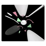Digital Illusion Double Sided Flano Blanket (Small)  50 x40  Blanket Front