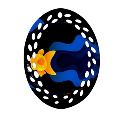 Digital Illusion Ornament (oval Filigree) by Sparkle