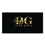 Plugged into gold Satin Shawl Front