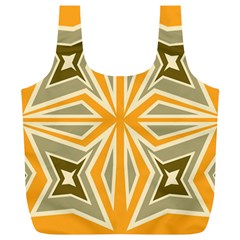 Abstract Pattern Geometric Backgrounds   Full Print Recycle Bag (xl) by Eskimos
