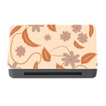 Folk flowers print Floral pattern Ethnic art Memory Card Reader with CF Front