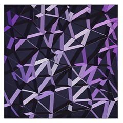 3d Lovely Geo Lines Vi Large Satin Scarf (square) by Uniqued
