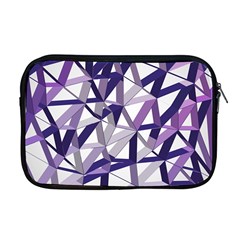 3d Lovely Geo Lines X Apple Macbook Pro 17  Zipper Case by Uniqued