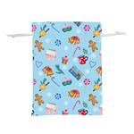 New Year Elements Lightweight Drawstring Pouch (M) Back