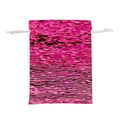 Pink  Waves Flow Series 1 Lightweight Drawstring Pouch (m) by DimitriosArt