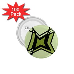 Abstract Pattern Geometric Backgrounds   1 75  Buttons (100 Pack)  by Eskimos