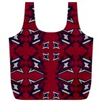 Abstract pattern geometric backgrounds   Full Print Recycle Bag (XL) Front