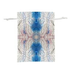 Mixed Media Art Lightweight Drawstring Pouch (m) by kaleidomarblingart