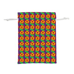 Floral Lightweight Drawstring Pouch (l) by Sparkle
