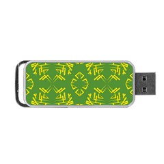 Abstract Pattern Geometric Backgrounds   Portable Usb Flash (two Sides) by Eskimos