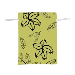 Folk Flowers Print Floral Pattern Ethnic Art Lightweight Drawstring Pouch (s) by Eskimos
