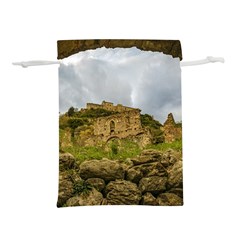 Ancient Mystras Landscape, Peloponnese, Greece Lightweight Drawstring Pouch (l) by dflcprintsclothing