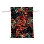 Fractal Lightweight Drawstring Pouch (S) Back