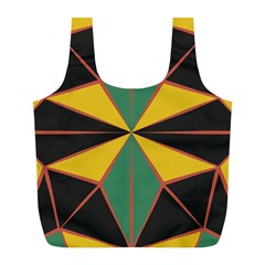Abstract Pattern Geometric Backgrounds   Full Print Recycle Bag (l) by Eskimos