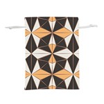 Abstract pattern geometric backgrounds   Lightweight Drawstring Pouch (M) Front