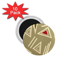 Abstract Pattern Geometric Backgrounds   1 75  Magnets (10 Pack)  by Eskimos