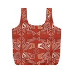 Abstract pattern geometric backgrounds   Full Print Recycle Bag (M) Back