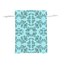 Floral Folk Damask Pattern Fantasy Flowers Floral Geometric Fantasy Lightweight Drawstring Pouch (m) by Eskimos