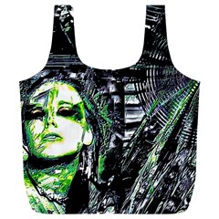 Dubstep Alien Full Print Recycle Bag (xl) by MRNStudios
