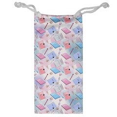 Notepads Pens And Pencils Jewelry Bag by SychEva