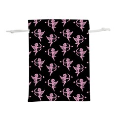 Cupid Pattern Lightweight Drawstring Pouch (s) by Valentinaart
