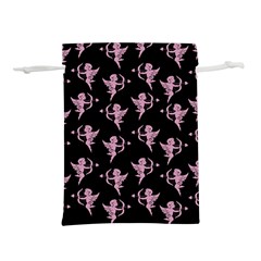 Cupid Pattern Lightweight Drawstring Pouch (l) by Valentinaart