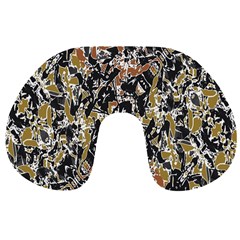 Modern Camo Tropical Print Design Travel Neck Pillow by dflcprintsclothing