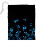 Flowers Pattern Drawstring Pouch (4XL) Back