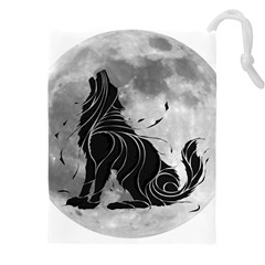 Lobo-lunar Drawstring Pouch (4xl) by mundodeoniro