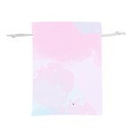 watercolor clouds Lightweight Drawstring Pouch (M) Front