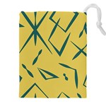 Abstract pattern geometric backgrounds   Drawstring Pouch (5XL) Front