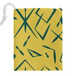 Abstract pattern geometric backgrounds   Drawstring Pouch (5XL) Back