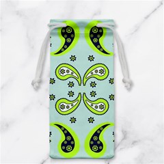 Floral Pattern Paisley Style  Jewelry Bag by Eskimos
