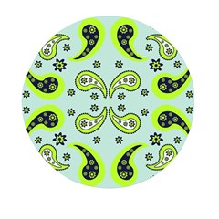 Floral Pattern Paisley Style  Mini Round Pill Box (pack Of 5) by Eskimos