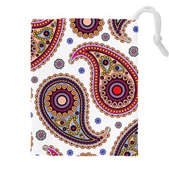 Paisley Pattern Drawstring Pouch (4xl) by befabulous