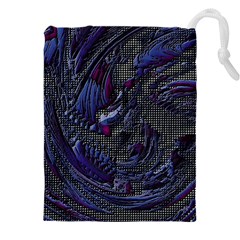 Braille Flow Drawstring Pouch (4xl) by MRNStudios