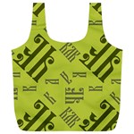 Abstract pattern geometric backgrounds   Full Print Recycle Bag (XL) Back