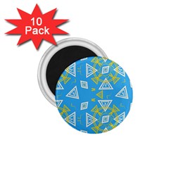Abstract Pattern Geometric Backgrounds   1 75  Magnets (10 Pack)  by Eskimos